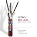 Waterproof Lip Liner Set - 12 Vibrant Colors | Long-Lasting Lipstick Cosmetic for Stunning Makeup - Buy Online on SooperMarket.com