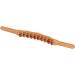 Wood Gua Sha Stick - 20 Pearl Trigger Point Massager for Neck & Back - Natural Beech Two-Row Scraper - Buy Online on SooperMarket.com