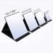 EFAILY Folding Travel Mirror PU Portable Adjustable Ultrathin Mirror 6.4x5.3 Inch - Ideal for Travel, Camping, and Home Use - Pack of 1 - Buy Online on SooperMarket.com