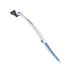 Sleec razor Body Sportrazor single white/light blue made in Germany high-quality razor (4x 5 blades) razor for face legs and back with fold-out grip 25-40 cm long white light blue