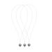 JNAWA 3 Pieces Nano Rings Loop Threader Tool Hair Extensions Tool Micro Loop Nano Beads Styling Accessories for Fitting Nano Ring Hair Feather Extensions