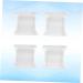 2 Pairs Silicone Toe Separators for Overlapping Toes - H-shaped Toe Spacers for Valgus Correction - White 2.5x2.5cm - Buy Online on SooperMarket.com