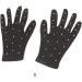 Guangcailun Fashion Figure Skating Gloves - Breathable UV Protection & Crystal Design for Cycling & Outdoor Performance - Buy Online on SooperMarket.com