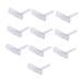 Magiclulu 50 pieces disposable skin knife hair razor reusable straws with case pedicure men razor razor double-cut razor hair removal ABS white affi man