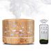 MEIDI Essential Oil Diffuser, Aromatherapy Diffuser, 700ML Aroma Cool Mist Humidifier with Remote Control, Adjustable Mist Mode, Fascinating LED Night Light, and Timing Auto Shut-Off