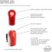 Planet Bike Superflash Tail Light - High Visibility Rear Bicycle Light - Buy Online on SooperMarket.com