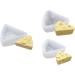 OUNONA 1pc Muffin Cake Mold Truffle Cheese Muffin Baking Pan Silicone Bakeware Tea Bag Organizer Silicone Candle Mold Cupcake Cookie Mold Silicone Ice Cream Mold Pudding Mousse Cake Soap 11.7*9.6*5.3cm - Buy Online on SooperMarket.com