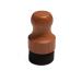 Mineral Oil & Wax Applicator for Round Wood Cutting Board Butcher Blocks Bamboo and Utensils Log Color