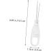 Button Hook Helper 2pcs Hook Zipper Pull Grip Zipper Hook Coat Acrylic White Jacket Elder - Buy Online on SooperMarket.com
