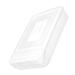 OSALADI 1pc box Capacity Multifunctional Holder Kitchen White Egg Plastic Refrigerator Tray Stackable Home White 31.5x22cm