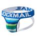 Mens Briefs Jock Strap Athletic Supporter Rainbow Cotton Men Sport Underwear Jockstrap for Gym Sport XX-Large Blue