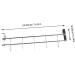 Cabilock Stainless Steel Hooks Door Back Hook Coat Hanger Doors and Windows Tables and Chairs medium Silver - Buy Online on SooperMarket.com
