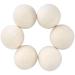 Sgnsvj 6Pcs Wool Dryer Balls- Premium Natural - Made with Wool That Replaces Dryer Sheets - Lint Remover Easy to Use 7cm