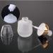 30ml Refillable Glass Containers - Empty Makeup Cosmetic Face Cream & Lotion Pump Bottles & Jars (2pcs) for Travel & Storage - Buy Online on SooperMarket.com