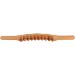 Wood Gua Sha Stick - 20 Pearl Trigger Point Massager for Neck & Back - Natural Beech Two-Row Scraper - Buy Online on SooperMarket.com