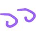 Ear Protector Hook Flexible Comfortable Ear Hook Washable Easy To Wear Silicone 10 Pcs for Kids(Purple) - Buy Online on SooperMarket.com