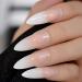 YIMART 500pcs Stiletto False Nails - Clear Long Almond Full Cover Nail Tips for Salon & Nail Art - Buy Online on SooperMarket.com