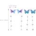 10 Pairs Tassel Butterflies Hair Clip Blue Pink Butterflies Hairpin Double Layer Fabric Butterfly Clips Flower Fairy Crown Flower Fairy Accessories for Beautiful Girls - Buy Online on SooperMarket.com