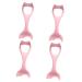 Mipcase 4pcs Eyeliner Auxiliary Artifact Eyeshadow Tool Eye Liner Brush Mascara Drawing Aid Eyeliner Stencil Kit Eyelash Brush Lash Kit Silicone Mold Lash Tools for Eyelash Extensions Seal 15X4.5CMx4pcs Pinkx4pcs