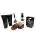 G.B.S Men's Shaving Set- Wet Shaving Set with Wood Razor Wood Bowl Soap & Syentheic Brush with Stand 5 Blade Sleek Razor No. 84 Gentlemen's Cologne Lavender Aftershave Shower Gel!