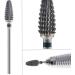 SRMAN Conical Hard Electric Nail File Drill Bit Coarse and Hard Nail Tungsten Steel Polishing Multi-Tooth Green - Buy Online on SooperMarket.com