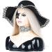 RuixFLR PVC Show Window Doll Head - Realistic Training Head for Hats Wigs Earrings & Jewelry Display - Buy Online on SooperMarket.com