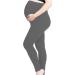 SHADOW DANCE UK Maternity Pregnancy Over Bump Leggings Baby Tights Support Belly 10 Light Grey