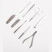 Double Nail Clippers Set Multifunctional Manicure Kit Stainless Steel Pedicure Pliers Nail Cutter for Foot Fingernail Include Tweezers Cuticle Remover(Purple) - Buy Online on SooperMarket.com