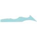 5 In 1 Silicone Beauty Ruler Eyebrow Pencil Smoky Eyeshadow Applicators Plate Winged Tip Eyeliner Aid Reusable Multi Purpose Silicone Eyebrow Pencil Stencil for Cosmetic Lipstick Blue - Buy Online on SooperMarket.com