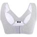 AYNEFY Nursing Bra - Lightly Padded Cotton for Breastfeeding & Pregnancy (XL Gray) | Prevents Sagging International Shipping Available - Buy Online on SooperMarket.com