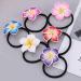 LEORX 12pcs Colorful Plumeria Hair Ties - Soft Ceramic Flower Hair Accessories - Buy Online on SooperMarket.com
