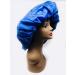 Dream Super Jumbo Night & Day Cap - Blue Satin Sleep Cap for Large and Extra Large Hair - Comfortable Elastic Band, Cotton Fabric - One Size Fits All - Buy Online on SooperMarket.com