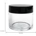 Beauticom Premium 30G/30ML Round Clear Jars (Set of 6) - BPA Free Black Flat Top Lids for Beads Gems Glitter & Crafts - International Shipping Available - Buy Online on SooperMarket.com