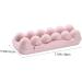 CHILDWEET 2pcs Anti-Collision Damage Chicken Food Trays Plastic Egg Cartons Pantry Egg Bins for re-usable Pink 30X11X6.5CM - Buy Online on SooperMarket.com