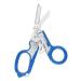 6 In1 Multifunction Raptor Emergency Response Shears Foldable Scissors Tactical Pliers Outdoor Survival Tool Camping Equipment (blue)