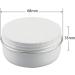 Buy Zeoabsy 10-Piece 80ml White Aluminum Jars - Perfect for Cosmetics Candles & Ointments | Includes Spatulas & Etiquette Labels - Buy Online on SooperMarket.com