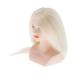 Human Hair Braiding Display Doll with Jewelry - Perfect Toy Model for Kids | Beige - Buy Online on SooperMarket.com