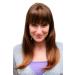 WIG ME UP - 3114-2T30 long brunette wig streaked with bangs cute & cheeky