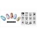 Christmas Winter Elk Stamping Plate for DIY Nail Art - CH009 - Buy Online on SooperMarket.com