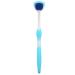 Silicone Tongue Brush Long Handle 10 Pcs for Adults - Blue | Effective Tongue Cleaner - Buy Online on SooperMarket.com
