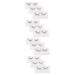 minkissy 12 Pairs Sequin False Eyelashes Pride Outfit Natural False Lashes Cosplay Colored Eyelashes Color Lashes Fake Lashes Natural Pride Makeup Imitation Miss Flash Flower Stickers