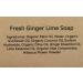 YANKEETRADERS Fresh Ginger Lime Soap - All Natural Vegan Soap Bars (Set of 2) - International Shipping Available - Buy Online on SooperMarket.com