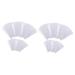 Beavorty 2pcs 5 Wax Paper Tool Detergent Double Sided Nonwoven White