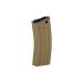 Lancer Tactical Full Metal M4/M16 300 Round High Capacity AEG Airsoft Magazine Clip High Tension Spring Feeds with Winding Wheel Tan 1