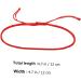 WRITWAA 16 Pcs Buddhist Red Bracelet Dainty Bracelets Red DIY Bracelet Hand Jewelry Woven Bracelets Bulk Bracelets Adjustable Red Braided Bracelets Men and Women Rope Manual Accessories 12x12cmx5pcs Redx5pcs - Buy Online on SooperMarket.com