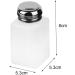 1PC 200ML Push Down Dispenser Nail Polish Remover Pump Empty Bottle Alcohol Liquid Press Pumping Dispenser One Touch Metal Liquid Dispenser For Nail Art - Buy Online on SooperMarket.com