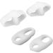 2Pcs Silicone Toe Separator: Correct Overlapping Toes, Relieve Pressure, Bunion Corrector with Spacers, Arch Support & Gel Cushion Inserts - Buy Online on SooperMarket.com