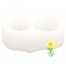 Candle Mold Soap Molds Beeswax for Candle Making Silicone Molds Scented Candles Resin Molds Candle Making Supplies Soap Dishes for Bar Soap Aromatherapy White Silica Gel Candle Wax White 11.3X7.5cm