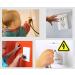 38 Pack Clear Outlet Covers Baby Proofing - Vmaisi Electrical Safety Plug Protector - Buy Online on SooperMarket.com