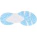 Propet Women's Stability Walker Walking Sneakers Shoes - Black/White/Light Blue - Size 10 - Buy Online on SooperMarket.com